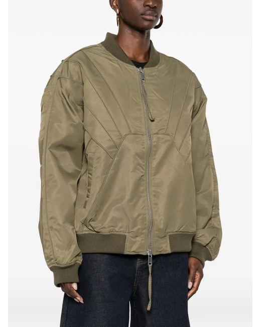 Gestuz Green Gzaurora Quilted Zip Jacket