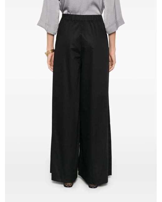 MOUTAKI Black Cotton Trousers
