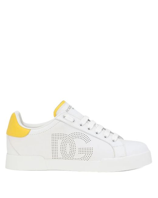 Dolce & Gabbana Metallic Portofino Sneaker