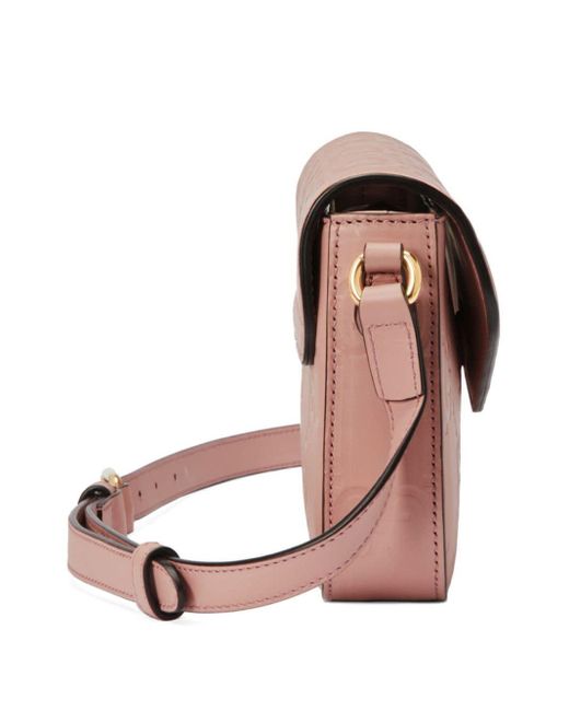 Gucci Pink Gg Leather Mini Bag