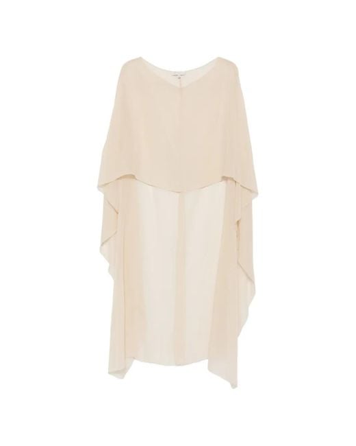 Antonelli White Sheer Layered Top