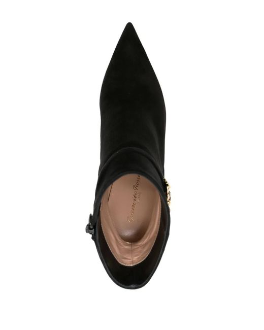 Gianvito Rossi Black Wonder 105Mm Suede Boots