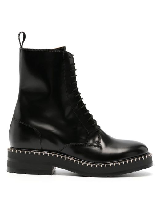 Chloé Black Noua Leather Ankle Boot
