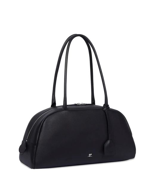 Courreges Black Monday Shoulder Bag