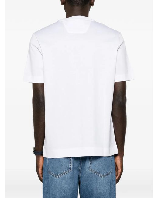 Boss White X Aston Martin C-Taut Graphic-Print T-Shirt for men