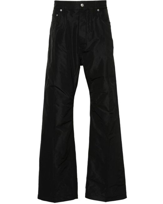 Pantalones Geth anchos Rick Owens de hombre de color Black