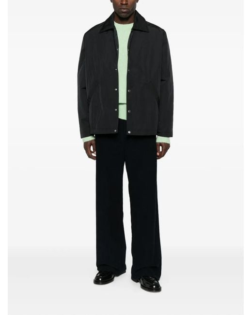 sunflower Green Ribbed Crew-Neck Sweater for men