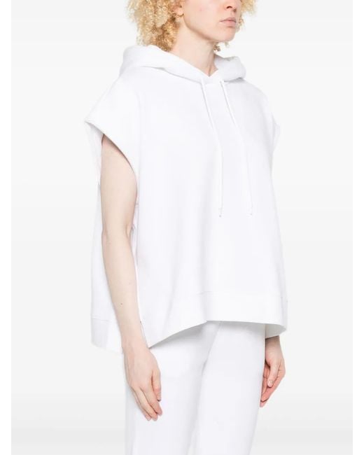 Marc O' Polo White Side-Split Hoodie