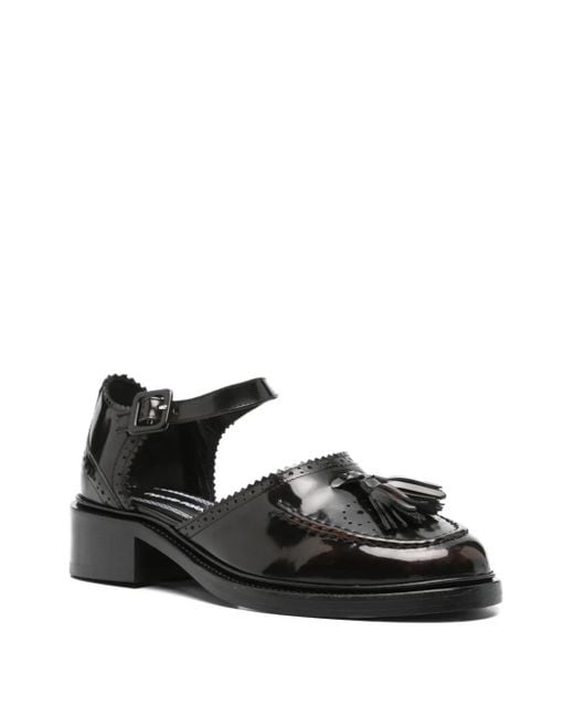 Nicole Saldanã Black Margaret Tassel-Embellished Loafers