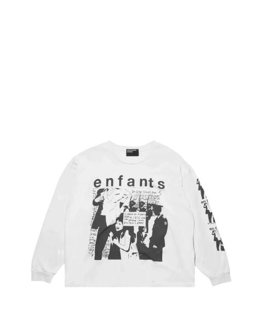 Enfants Riches Deprimes White Neurosis Graphic-Print T-Shirt for men