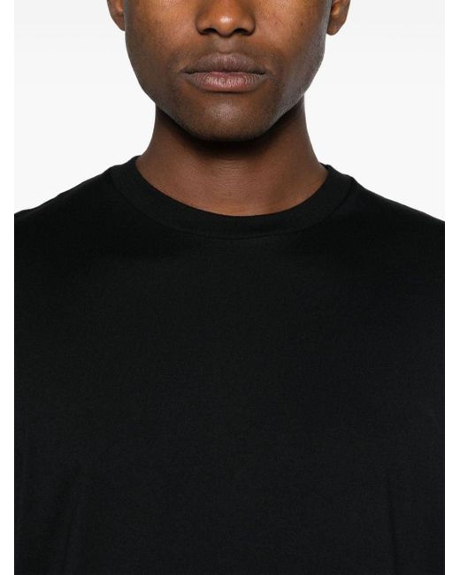 Pack de tres camisetas con parche del logo Emporio Armani de hombre de color Black