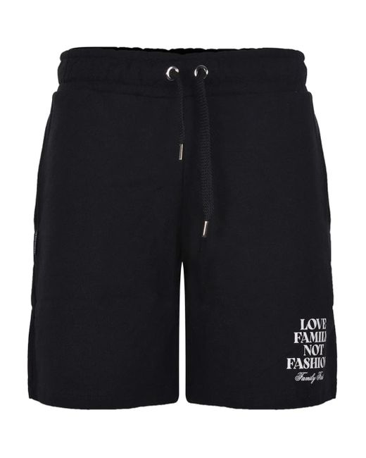 Short À Logo Imprimé FAMILY FIRST pour homme en coloris Black