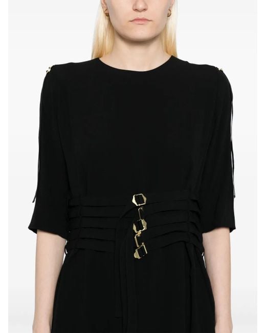 Undercover Black Short-Sleeved Dress