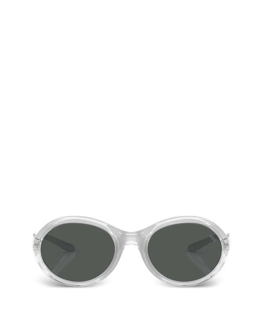 DIESEL Gray Oval-Frame Sunglasses