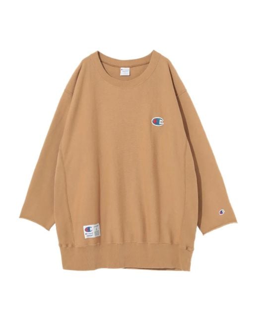 Felpa Con Logo Ricamato di Undercover in Natural da Uomo