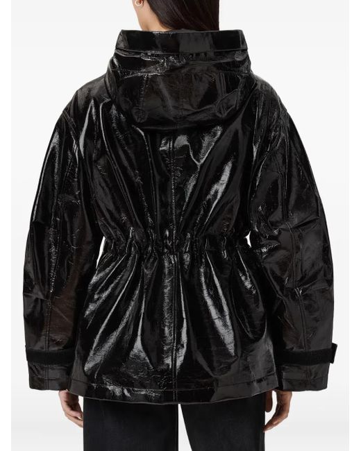 AllSaints Black Kelsie Shine Jacket