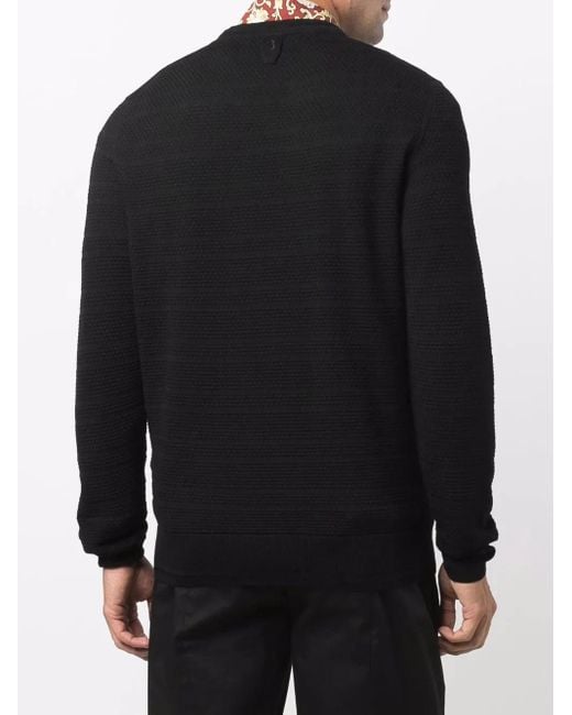 メンズ Billionaire ラウンドネック プルオーバー Black