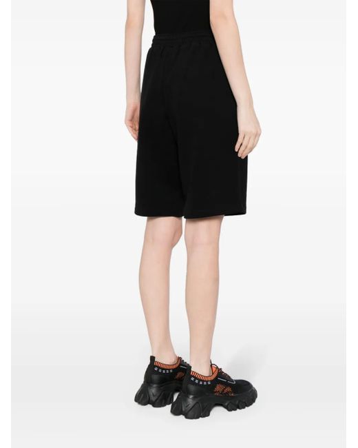 PANGAIA Black 365 Midweight Long Track Shorts