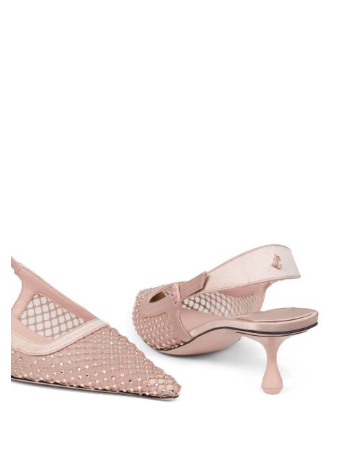 Zapatos Amel con tacón de 50 mm Jimmy Choo de color Pink