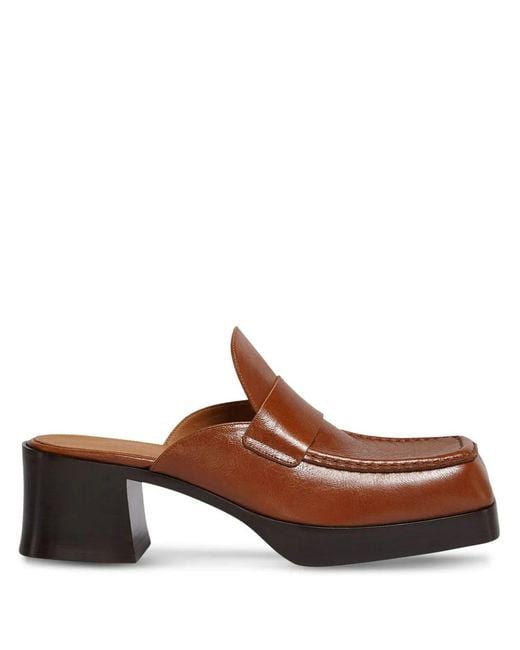 Marni Brown 60Mm Leather Mules for men