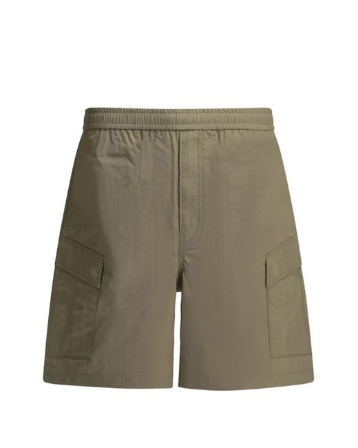 Daiwa Pier39 Green Elasticated-Waist Cargo Shorts for men