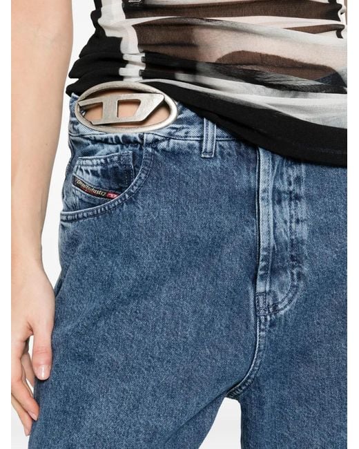 DIESEL Blue 1996 D-Sire-S4 Wide-Leg Jeans