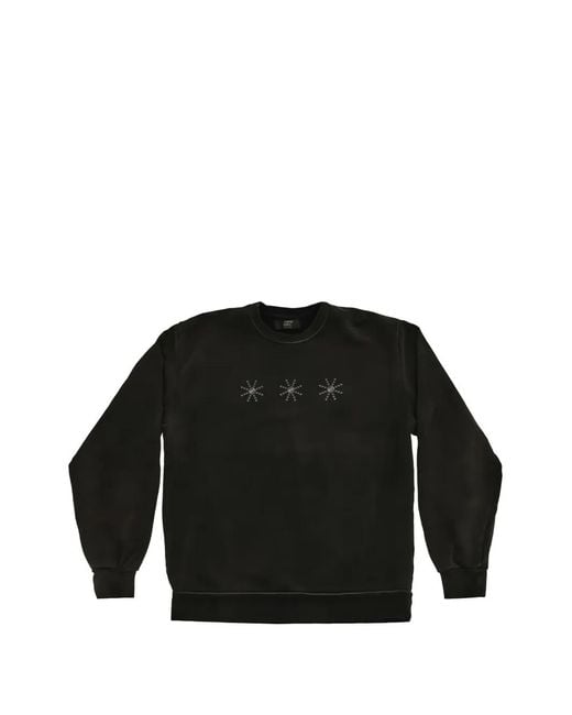 HTC Black American Sun Crew-Neck Sweatshirt for men