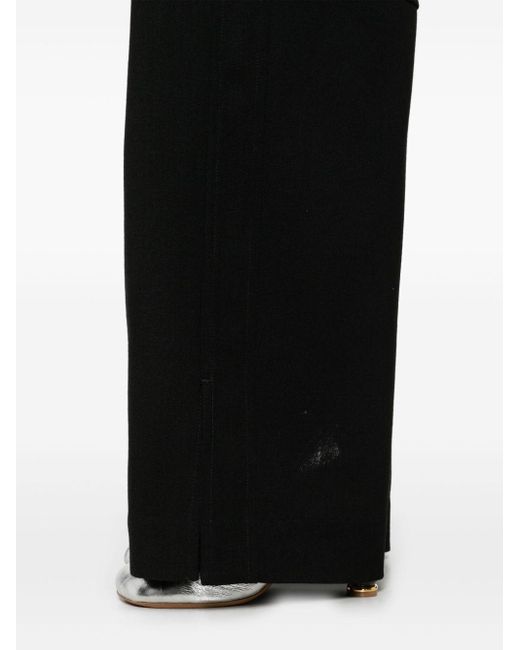 Jil Sander Black Virgin-Wool Trousers