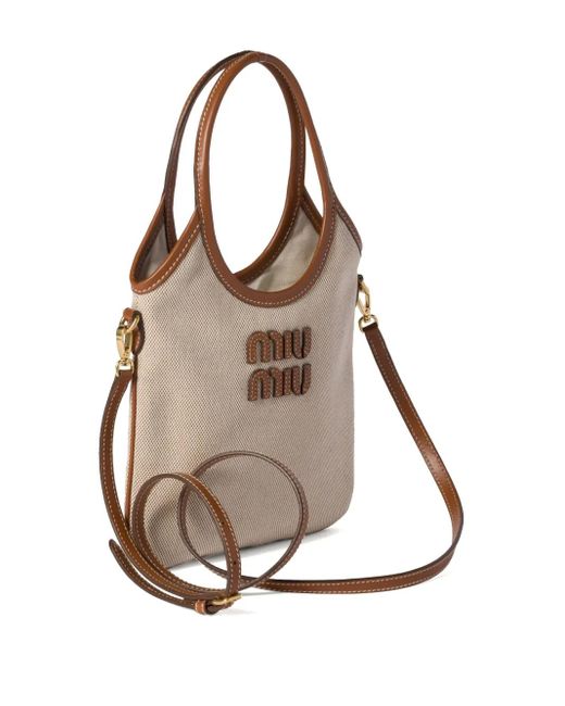 Miu Miu Natural Ivy Tote Bag