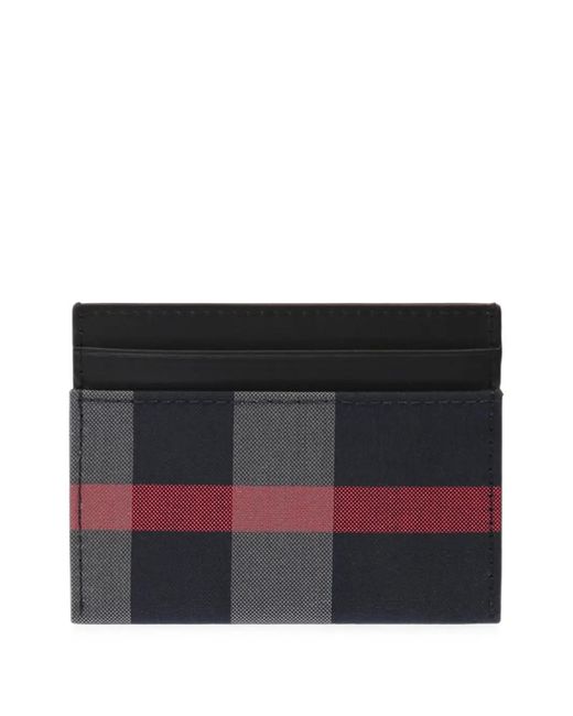 Burberry Black Check-Pattern Wallet for men