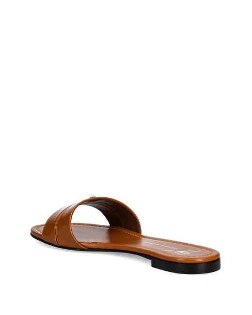 Giuseppe Zanotti Brown Calf Leather Bos Taurus Wedge Sandals main image 0