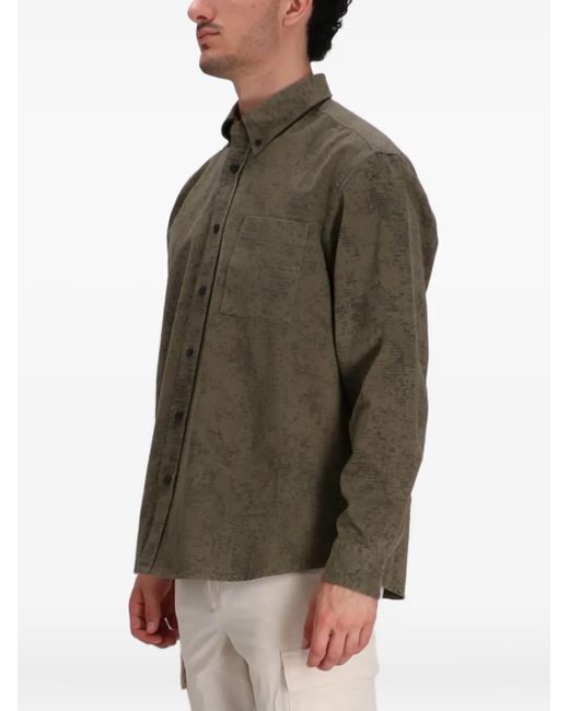Boss Green Printed Button-Up Shirt for men