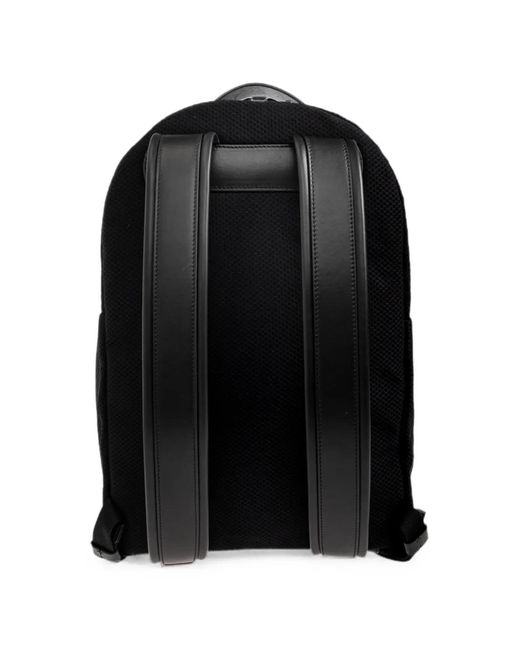 Giorgio Armani Black Sac À Dos À Patch Logo for men