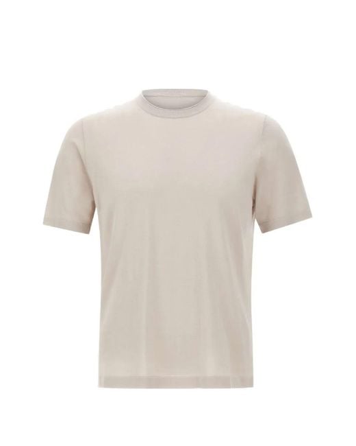 Kangra White Crew-Neck T-Shirt for men
