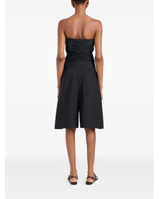 Proenza Schouler Blue Clio Pleated Shorts