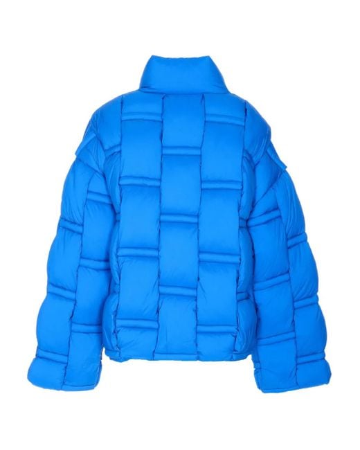 RAXXY Blue High-Neck Padded Jacket