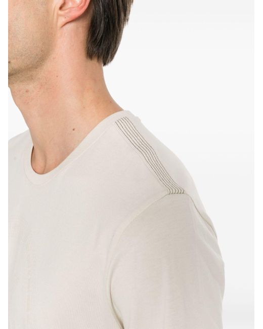 EA7 White Logo Series Crew-neck T-shirt for men