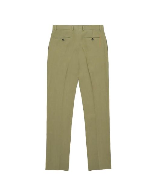 Fortela Green Double-Breasted Patch-Pocket Suit for men