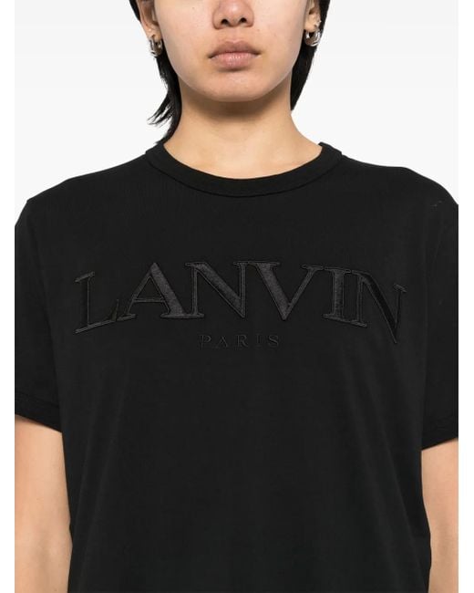 Lanvin Black Logo T-Shirt