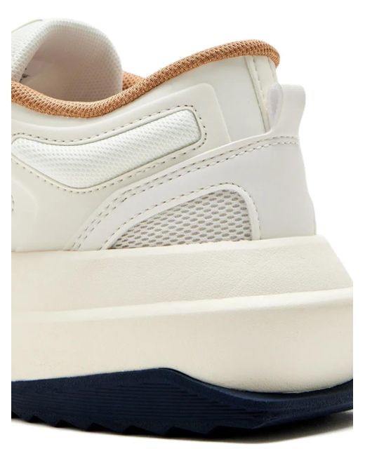 Athletic Propulsion Labs White Ribbed-Panel Sneakers