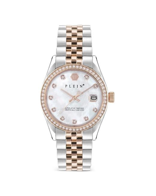 Philipp Plein White Date Superlative 38Mm Watch