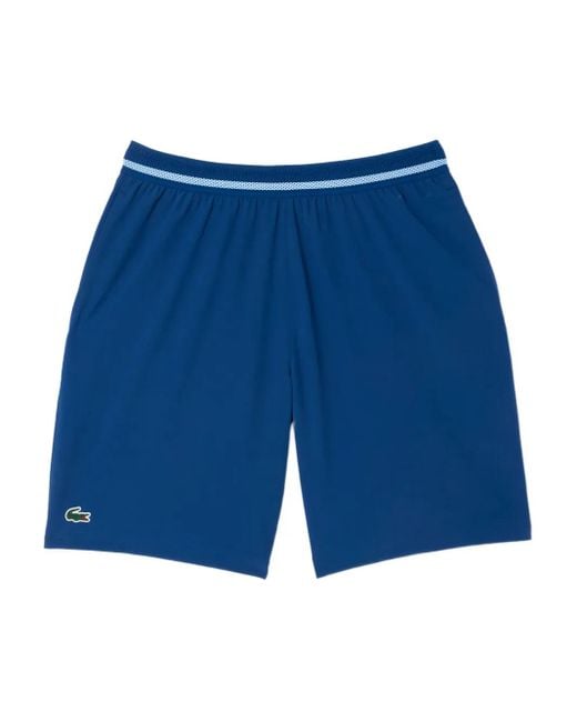 メンズ Lacoste X Novak Djokovic テニス トラックショーツ Blue