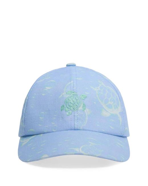 Vilebrequin Blue Embroidered Baseball Cap for men