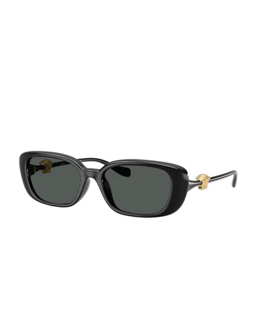 Versace Black Medusa Square-Frame Sunglasses