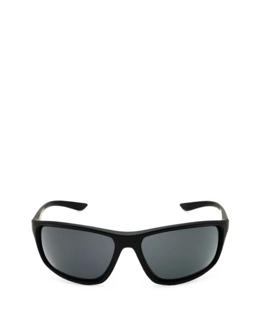 Nike Black Rectangle-Frame Sunglasses for men