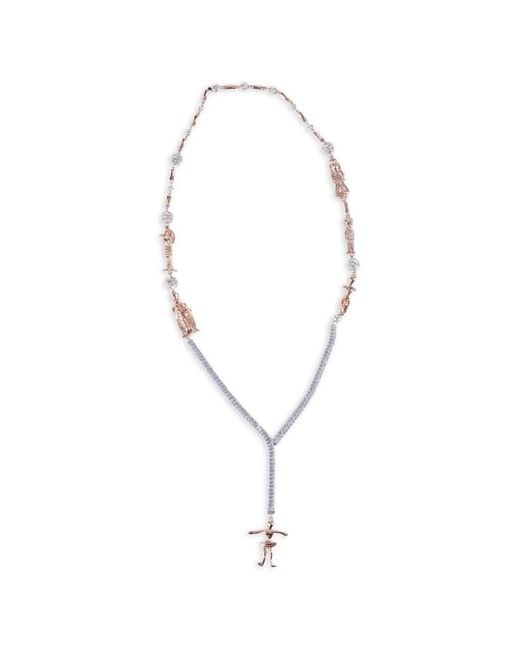 Weekend by Maxmara White Pendant-Detail Necklace