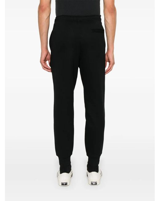Y-3 Black X Adidas Logo-Print Track Pants