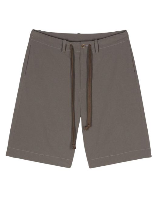 Uma Wang Gray Pallor Bermuda Shorts for men