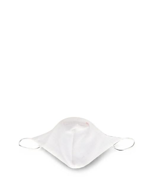 Isaia Blue Gingham-Print Face Mask for men