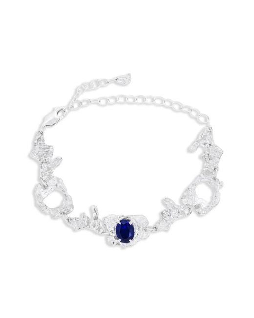 Loveness Lee White Hira Bracelet